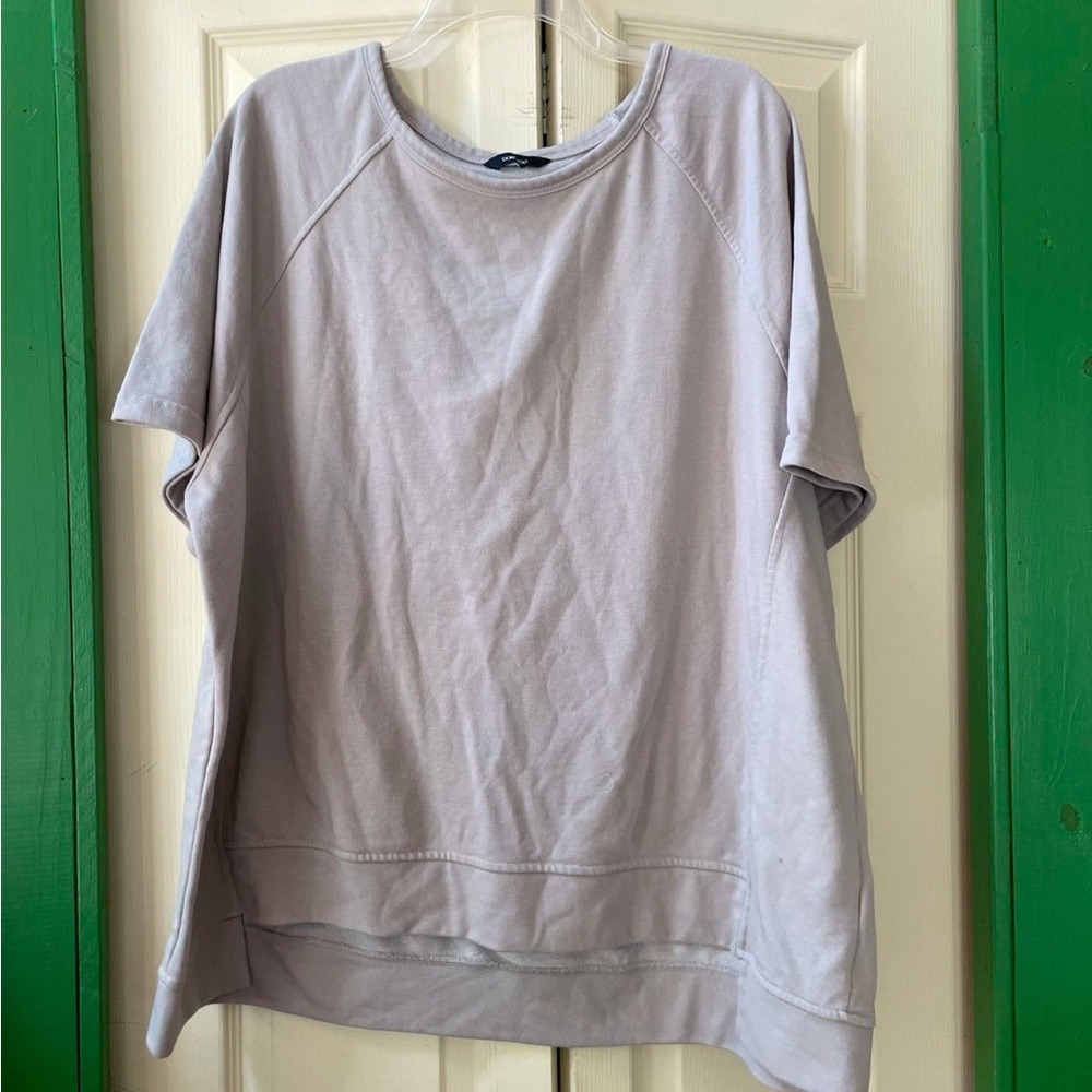 Elegant Light Gray Women's Sweatshirt
